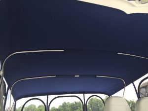 Bestway 42 Flybridge enclosure with roll down windows. - Rock Hall, MD